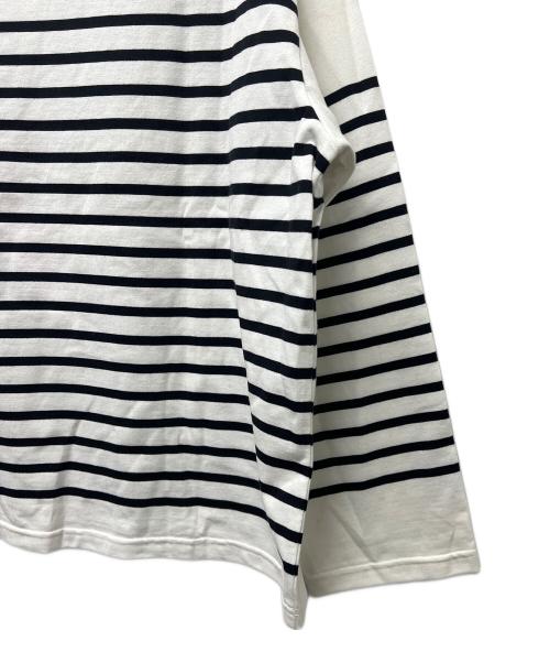 OUTIL（ウティ）OUTIL (ウティ) バスクシャツ ブラック×ホワイト サイズ:０の古着・服飾アイテム