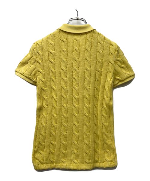 POLO RALPH LAUREN（ポロ・ラルフローレン）POLO RALPH LAUREN (ポロ・ラルフローレン) ニットポロシャツ イエロー サイズ:Ｓの古着・服飾アイテム