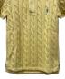 中古・古着 POLO RALPH LAUREN (ポロ・ラルフローレン) ニットポロシャツ イエロー サイズ:Ｓ：10000円