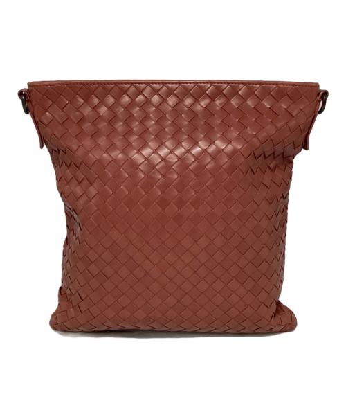 BOTTEGA VENETA（ボッテガベネタ）BOTTEGA VENETA (ボッテガベネタ) レザーショルダーバッグ ピンクの古着・服飾アイテム