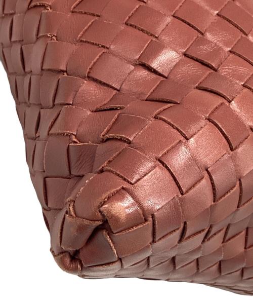 BOTTEGA VENETA（ボッテガベネタ）BOTTEGA VENETA (ボッテガベネタ) レザーショルダーバッグ ピンクの古着・服飾アイテム