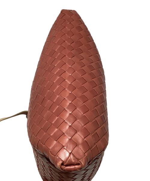 BOTTEGA VENETA（ボッテガベネタ）BOTTEGA VENETA (ボッテガベネタ) レザーショルダーバッグ ピンクの古着・服飾アイテム
