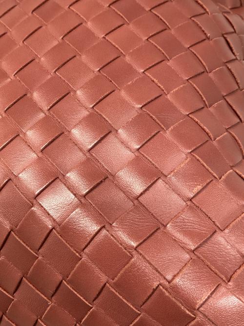 BOTTEGA VENETA（ボッテガベネタ）BOTTEGA VENETA (ボッテガベネタ) レザーショルダーバッグ ピンクの古着・服飾アイテム