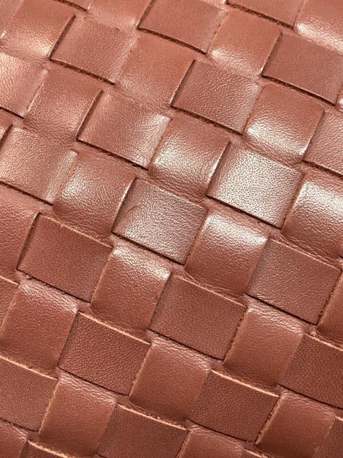 BOTTEGA VENETA（ボッテガベネタ）BOTTEGA VENETA (ボッテガベネタ) レザーショルダーバッグ ピンクの古着・服飾アイテム