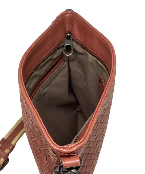 BOTTEGA VENETA（ボッテガベネタ）BOTTEGA VENETA (ボッテガベネタ) レザーショルダーバッグ ピンクの古着・服飾アイテム