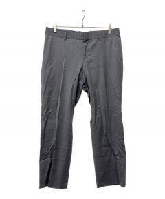 中古・古着通販】GUCCI (グッチ) 裾ジップスラックス グレー サイズ:40
