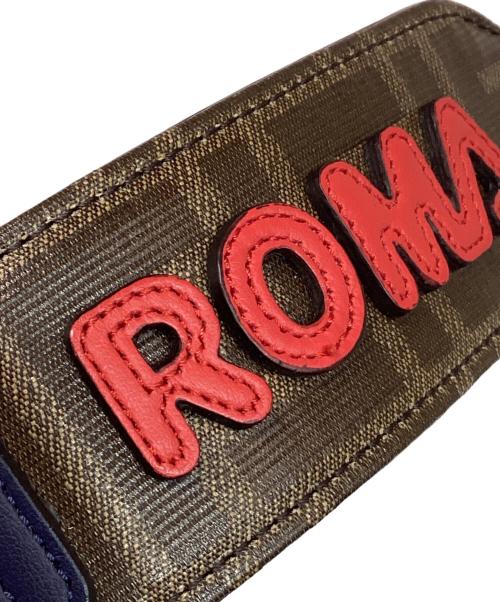 FENDI（フェンディ）FENDI (フェンディ) FILA (フィラ) ストラップ ブラウンの古着・服飾アイテム