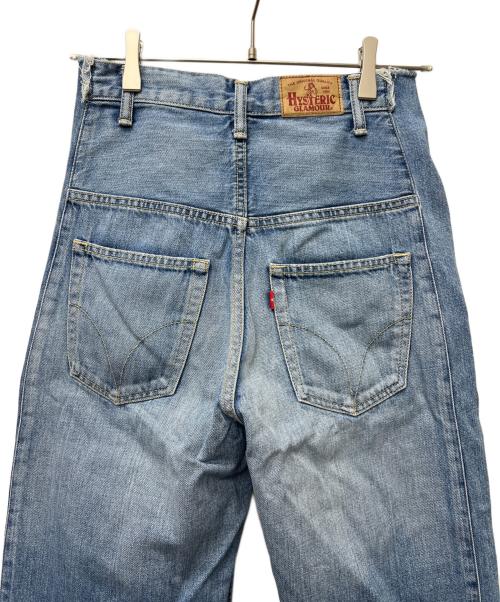 Hysteric Glamour（ヒステリックグラマー）Hysteric Glamour (ヒステリックグラマー) ダメージデニムパンツ インディゴ サイズ:２５の古着・服飾アイテム