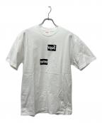 SUPREME×COMME des GARCONS SHIRTシュプリーム×コムデギャルソンシャツ）の古着「半袖Tシャツ」｜ホワイト
