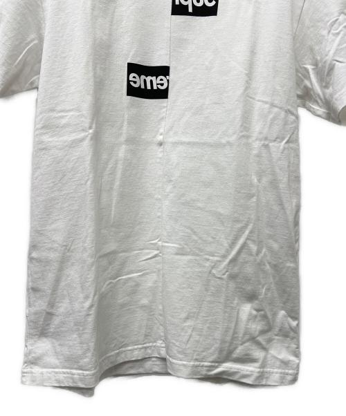 SUPREME（シュプリーム）SUPREME (シュプリーム) COMME des GARCONS SHIRT (コムデギャルソンシャツ) 半袖Tシャツ ホワイト サイズ:Ｓの古着・服飾アイテム