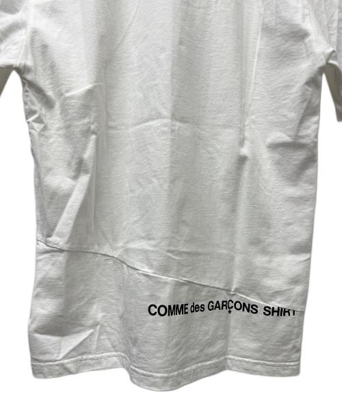 SUPREME（シュプリーム）SUPREME (シュプリーム) COMME des GARCONS SHIRT (コムデギャルソンシャツ) 半袖Tシャツ ホワイト サイズ:Ｓの古着・服飾アイテム