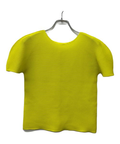 me ISSEY MIYAKE（ミーイッセイ ミヤケ）me ISSEY MIYAKE (ミーイッセイ ミヤケ) 半袖カットソー イエロー サイズ:ーの古着・服飾アイテム