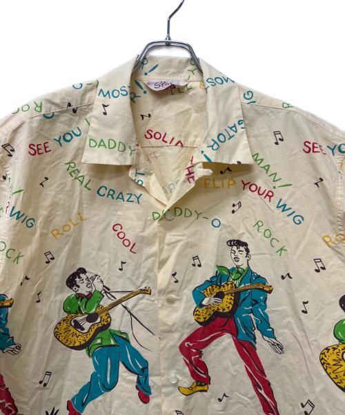 Star OF HOLLYWOOD（スターオブハリウッド）Star OF HOLLYWOOD (スターオブハリウッド) 半袖シャツ イエロー サイズ:ＸＬの古着・服飾アイテム