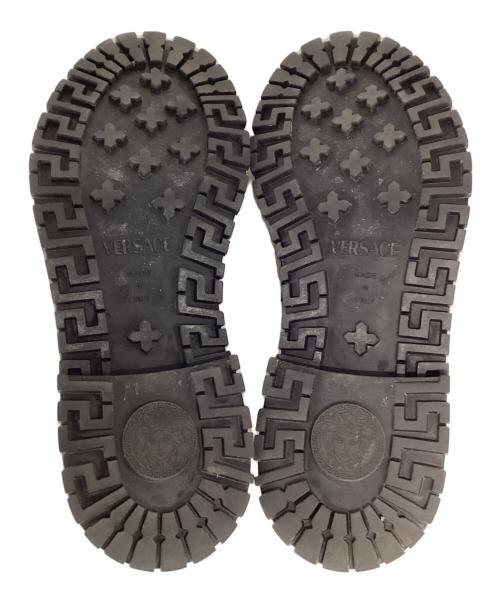 VERSACE（ヴェルサーチェ）VERSACE (ヴェルサーチェ) ローファー ブラック サイズ:SIZE 41 1/2の古着・服飾アイテム
