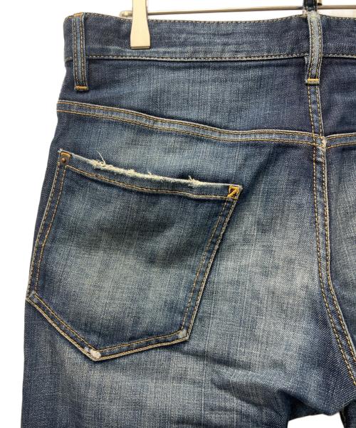 DSQUARED2（ディースクエアード）DSQUARED2 (ディースクエアード) ダメージ加工デニムパンツ ブルー サイズ:４８の古着・服飾アイテム