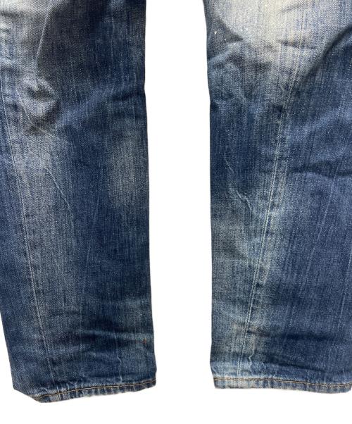 DSQUARED2（ディースクエアード）DSQUARED2 (ディースクエアード) ダメージデニムパンツ ブルー サイズ:４８の古着・服飾アイテム