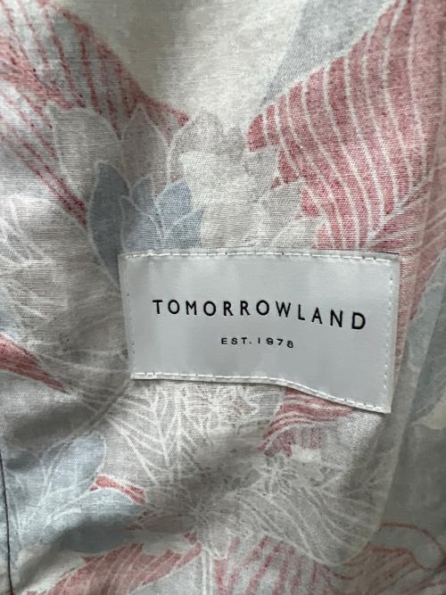 TOMORROW LAND（トゥモローランド）TOMORROW LAND (トゥモローランド) フラワープリント ジップアップブルゾン ブラウン サイズ:Mの古着・服飾アイテム