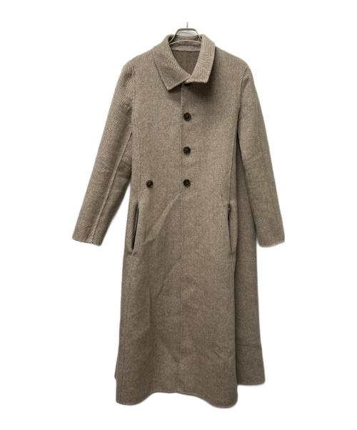 EMPORIO ARMANI（エンポリオ アルマーニ）EMPORIO ARMANI (エンポリオ アルマーニ) リバーシブルウールコート ブラウン サイズ:４２の古着・服飾アイテム