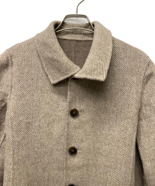 EMPORIO ARMANI（エンポリオ アルマーニ）EMPORIO ARMANI (エンポリオ アルマーニ) リバーシブルウールコート ブラウン サイズ:４２の古着・服飾アイテム