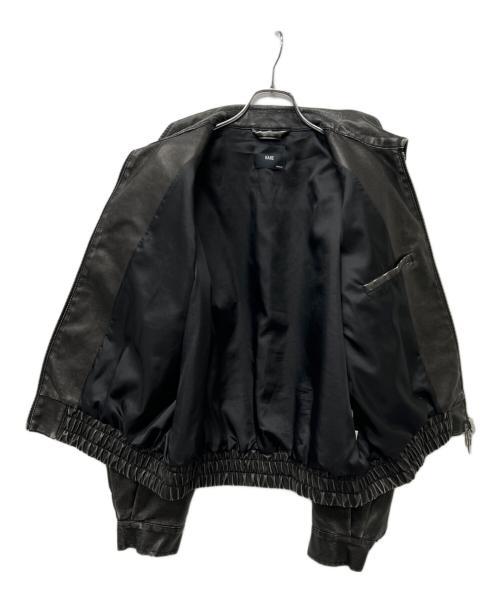 HARE（ハレ）HARE (ハレ) フェイクレザージャケット グレー サイズ:Mの古着・服飾アイテム