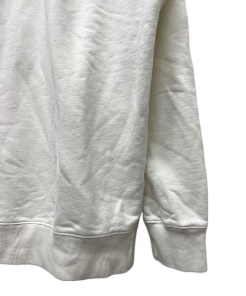 maison kitsune（メゾンキツネ）maison kitsune (メゾンキツネ) クルーネックスウェット ホワイト サイズ:ＸＬの古着・服飾アイテム