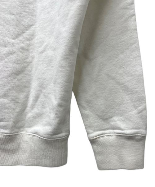 maison kitsune（メゾンキツネ）maison kitsune (メゾンキツネ) クルーネックスウェット ホワイト サイズ:ＸＬの古着・服飾アイテム