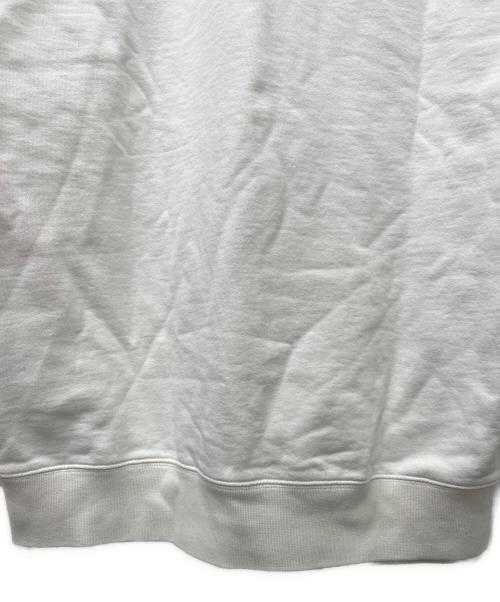 maison kitsune（メゾンキツネ）maison kitsune (メゾンキツネ) クルーネックスウェット ホワイト サイズ:ＸＬの古着・服飾アイテム