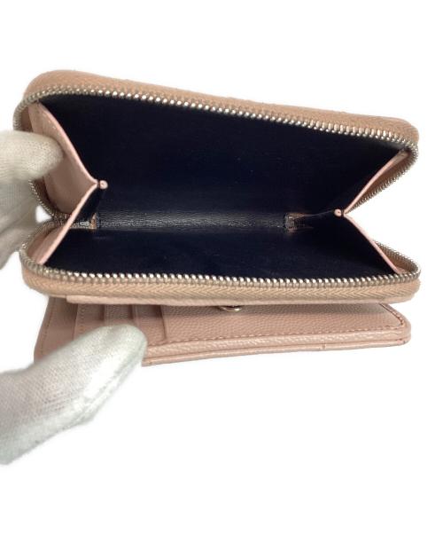 Saint Laurent Paris（サンローランパリ）Saint Laurent Paris (サンローランパリ) 2つ折り財布 ピンクの古着・服飾アイテム