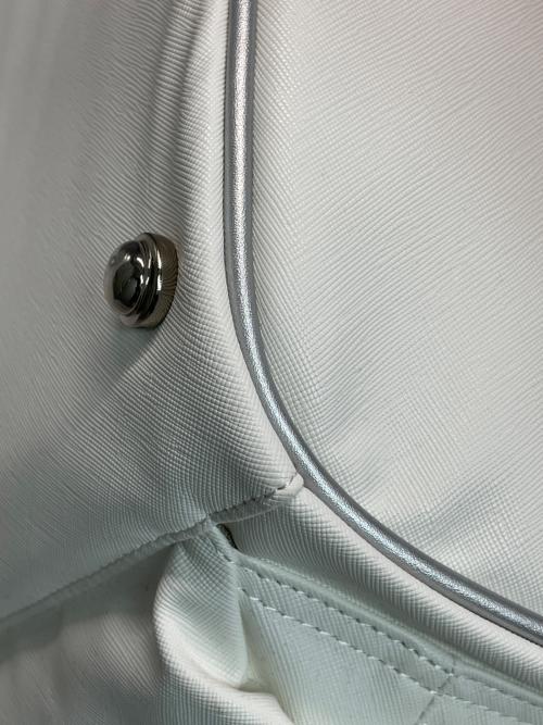 M U SPORTS（エムユースポーツ）M U SPORTS (エムユースポーツ) ボストンバッグ ホワイトの古着・服飾アイテム