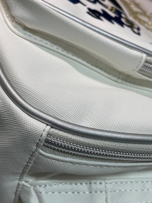 M U SPORTS（エムユースポーツ）M U SPORTS (エムユースポーツ) ボストンバッグ ホワイトの古着・服飾アイテム