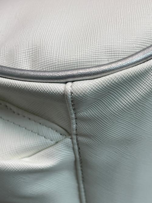 M U SPORTS（エムユースポーツ）M U SPORTS (エムユースポーツ) ボストンバッグ ホワイトの古着・服飾アイテム