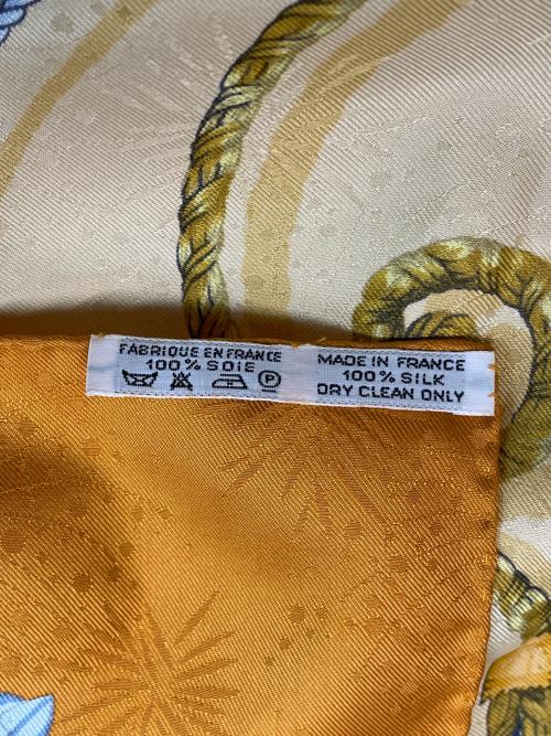 HERMES（エルメス）HERMES (エルメス) シルクスカーフ オレンジの古着・服飾アイテム