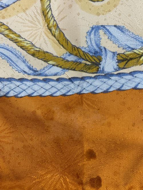 HERMES（エルメス）HERMES (エルメス) シルクスカーフ オレンジの古着・服飾アイテム