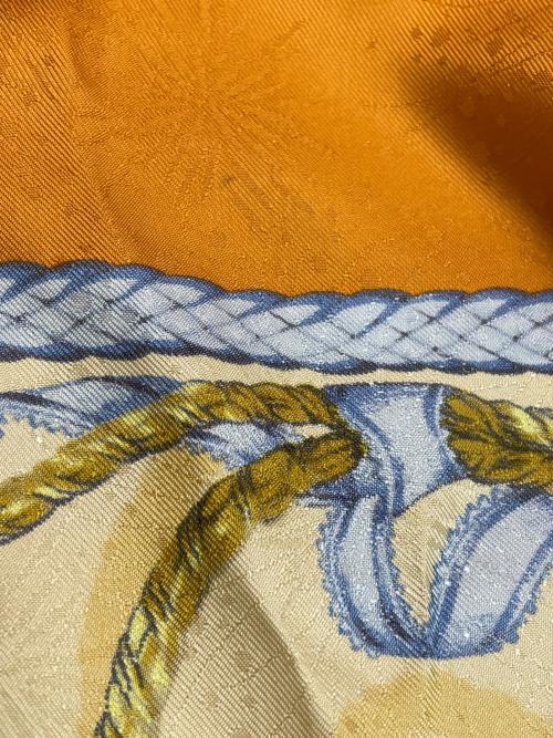 HERMES（エルメス）HERMES (エルメス) シルクスカーフ オレンジの古着・服飾アイテム