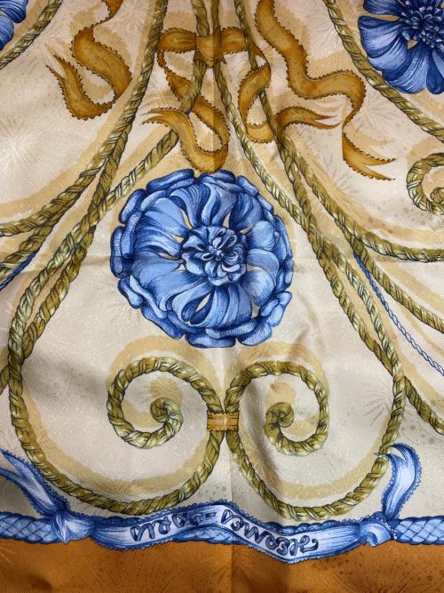 HERMES（エルメス）HERMES (エルメス) シルクスカーフ オレンジの古着・服飾アイテム
