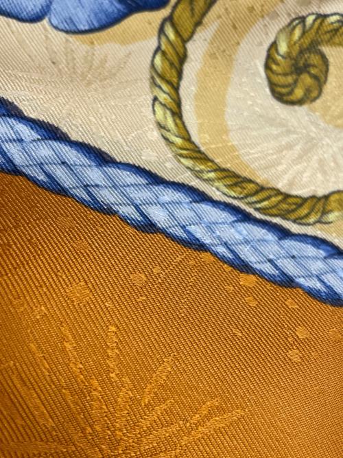 HERMES（エルメス）HERMES (エルメス) シルクスカーフ オレンジの古着・服飾アイテム