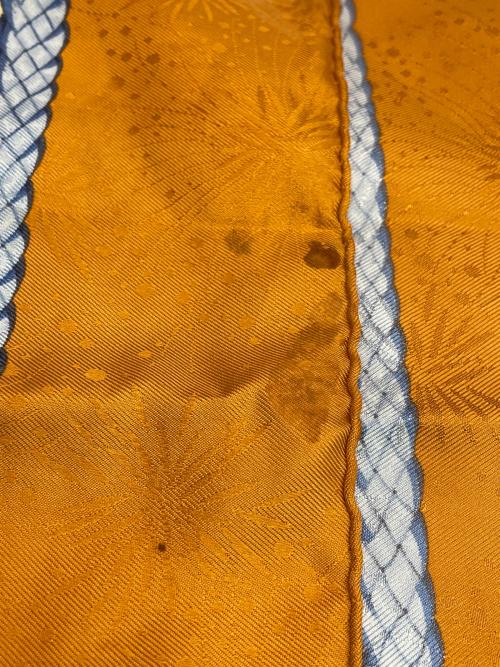 HERMES（エルメス）HERMES (エルメス) シルクスカーフ オレンジの古着・服飾アイテム