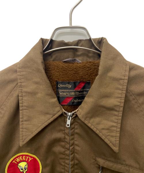 Sears（シアーズ）Sears (シアーズ) ジップジャケット ベージュ サイズ:４０の古着・服飾アイテム