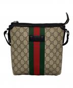 GUCCIグッチ）の古着「GGスプリームショルダーバッグ」｜ベージュ