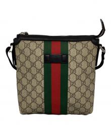 GUCCI（グッチ）の古着「GGスプリームショルダーバッグ」｜ベージュ