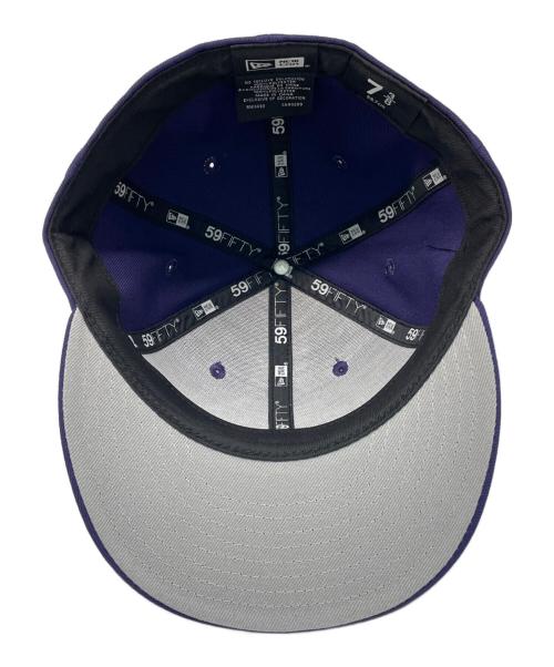 New Era（ニューエラ）New Era (ニューエラ) Denim Tears (デニムティアーズ) キャップ パープルの古着・服飾アイテム
