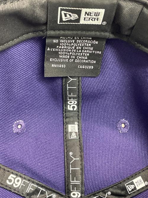 New Era（ニューエラ）New Era (ニューエラ) Denim Tears (デニムティアーズ) キャップ パープルの古着・服飾アイテム