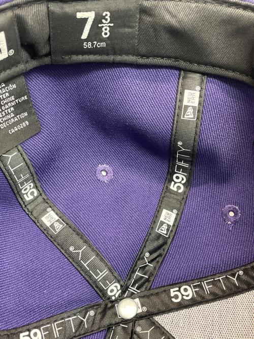 New Era（ニューエラ）New Era (ニューエラ) Denim Tears (デニムティアーズ) キャップ パープルの古着・服飾アイテム