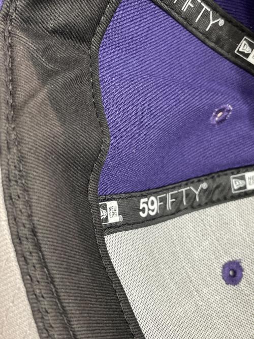 New Era（ニューエラ）New Era (ニューエラ) Denim Tears (デニムティアーズ) キャップ パープルの古着・服飾アイテム