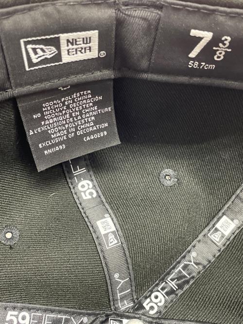 New Era（ニューエラ）New Era (ニューエラ) Denim Tears (デニムティアーズ) キャップ ブラックの古着・服飾アイテム