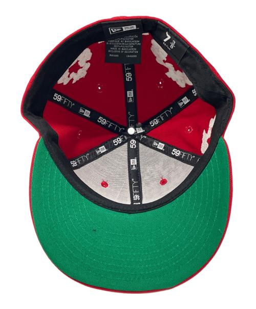 New Era（ニューエラ）New Era (ニューエラ) Denim Tears (デニムティアーズ) キャップ レッドの古着・服飾アイテム