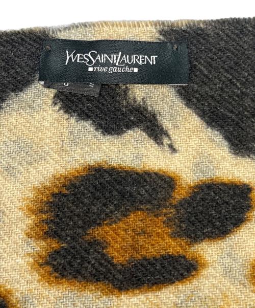 Yves Saint Laurent（イヴサンローラン）Yves Saint Laurent (イヴサンローラン) ウールストール　Yves Saint Laurent（イヴサンローラン） ブラウンの古着・服飾アイテム
