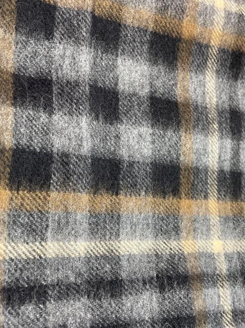LOUIS VUITTON（ルイ ヴィトン）LOUIS VUITTON (ルイ ヴィトン) カシミヤ混マフラー グレー×ベージュの古着・服飾アイテム