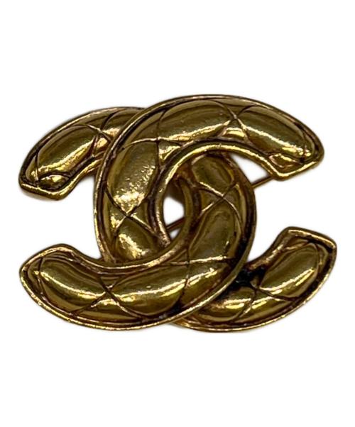 CHANEL（シャネル）CHANEL (シャネル) ココマークブローチ ゴールドカラーの古着・服飾アイテム