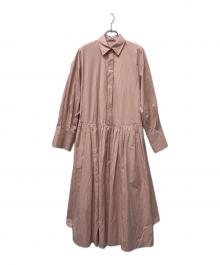 emmi atelier（エミアトリエ）の古着「シャツワンピース」｜ピンク